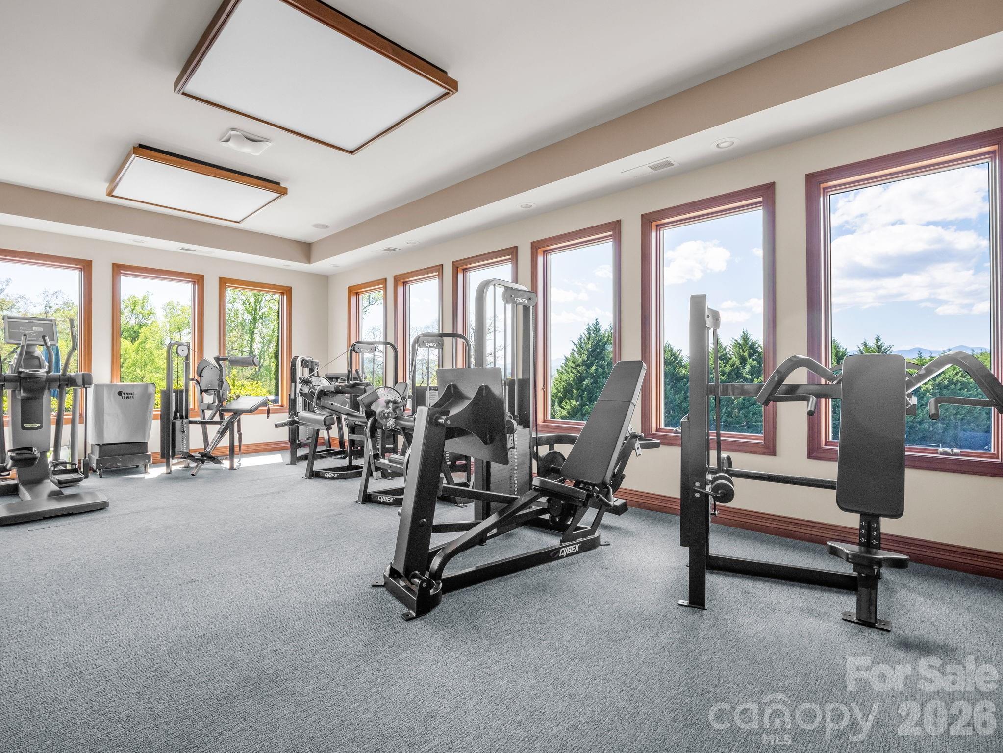 Fitness Center - 142 Mountain Elder Lane, Hendersonville