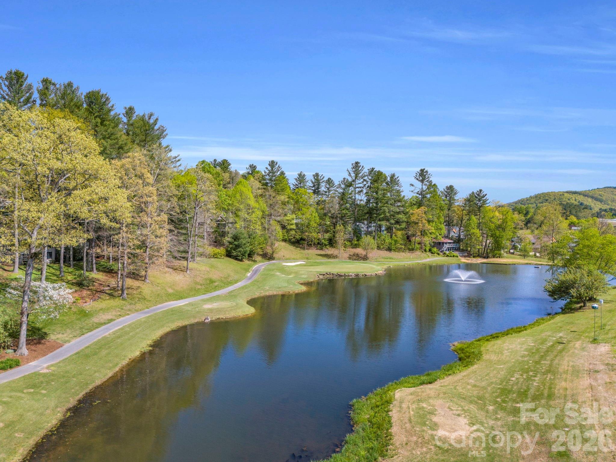 Golf course and pond - 142 Mountain Elder Lane, Hendersonville
