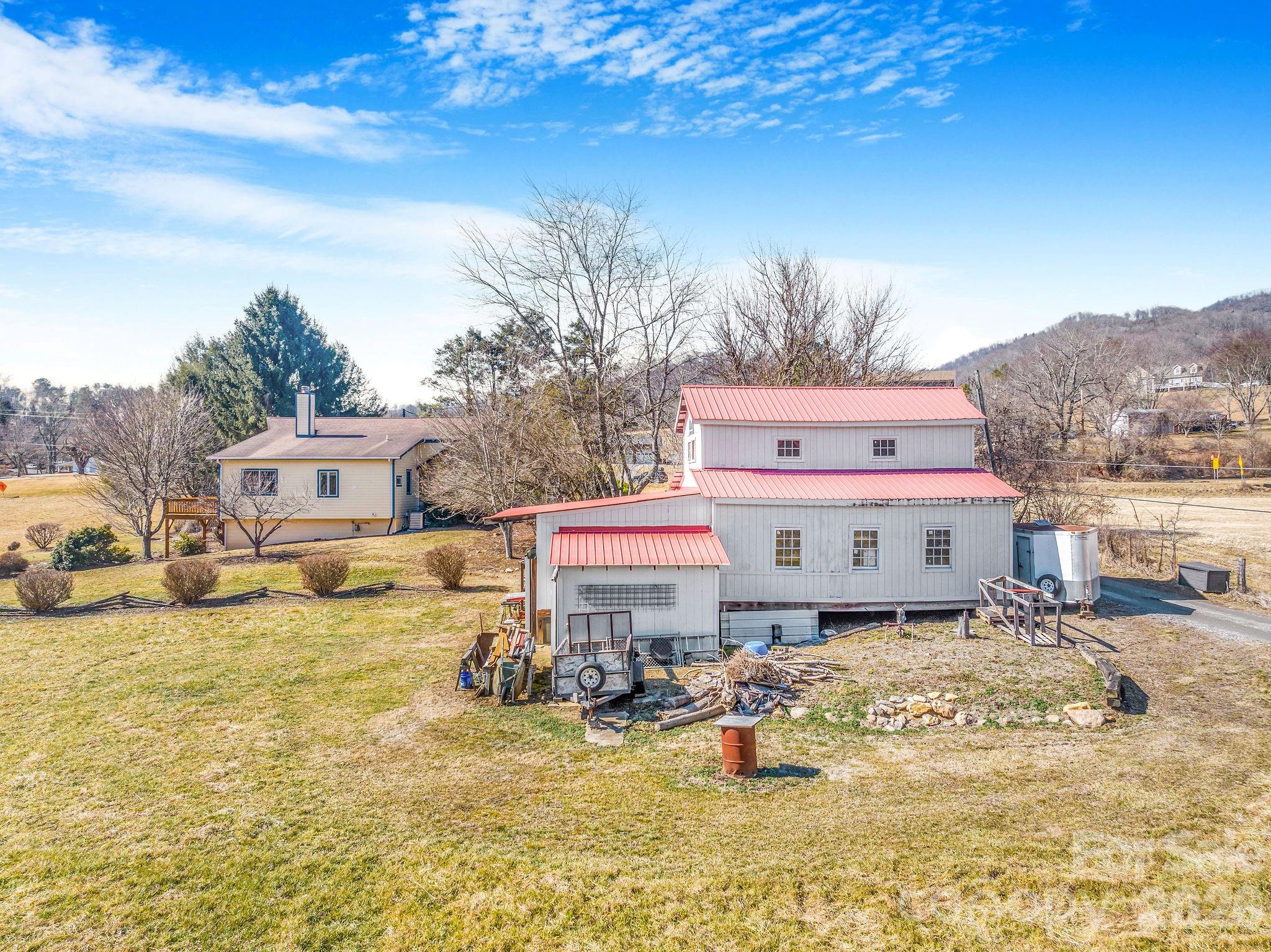 Spacious barn is perfect for a workshop or storage space or can be used for farm operations again. - 22 Mountain Spring Lane, Canton