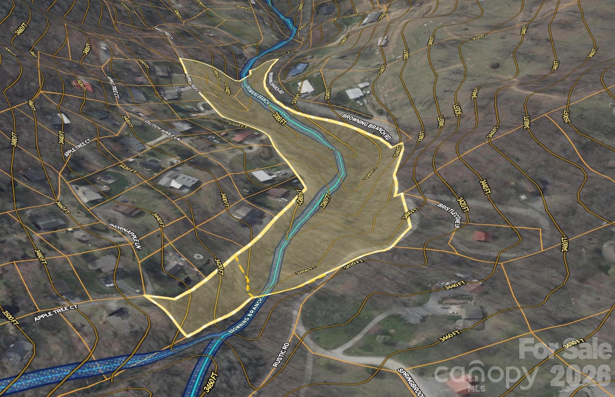 3D rendering of valley - TBD (B) Browning Branch Road, Waynesville