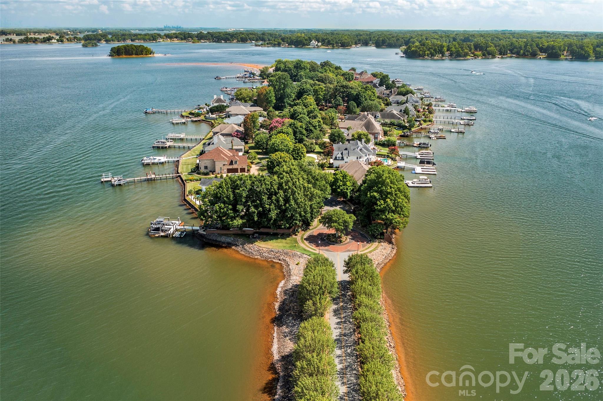 Entrance into Island withPrivate gate - 3446 Governors Island Drive, Denver