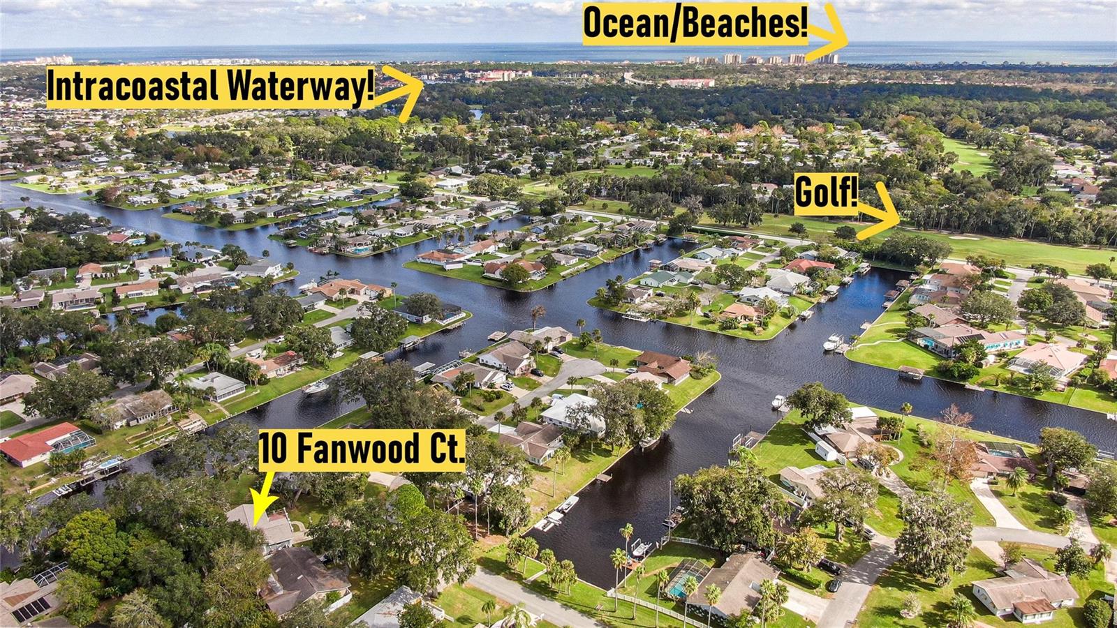 Near beaches, Intracoastal, golf, shops and park with splash pad & more! - 10 FANWOOD CT, PALM COAST