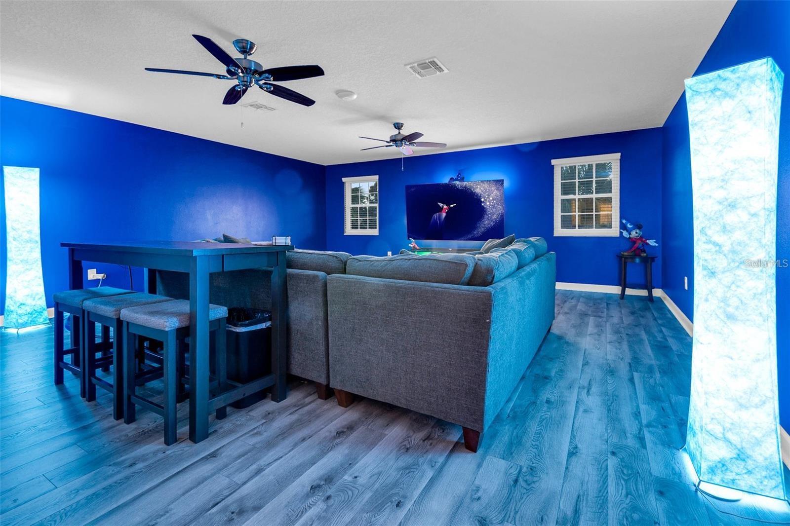 Bonus media room above the 3 car garage - 1301 GLENEAGLES LN, DAVENPORT