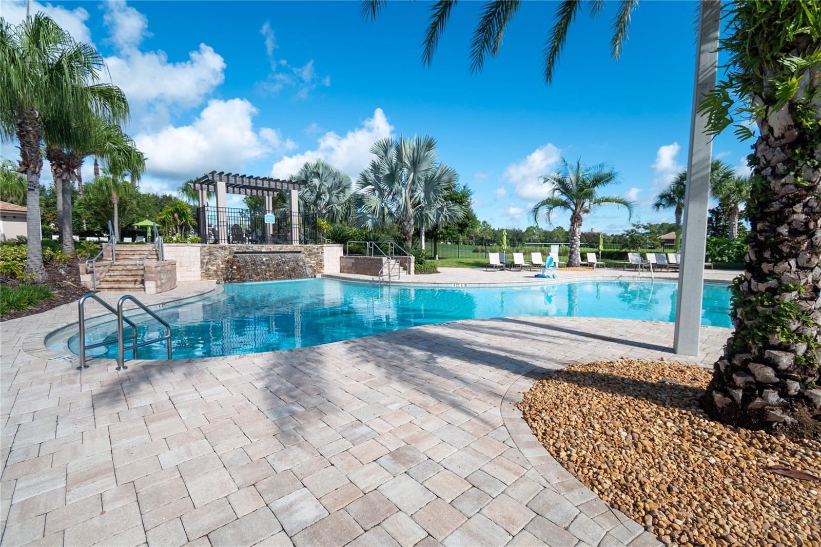 The Plaza - lower pool and waterfall - 1301 GLENEAGLES LN, DAVENPORT