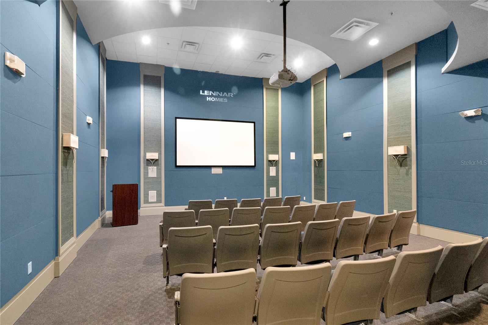The Oasis Club movie theater - 1301 GLENEAGLES LN, DAVENPORT