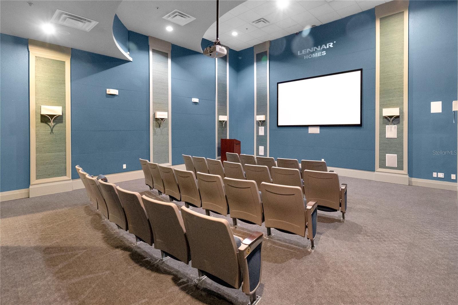 The Oasis Club movie theater - 1301 GLENEAGLES LN, DAVENPORT