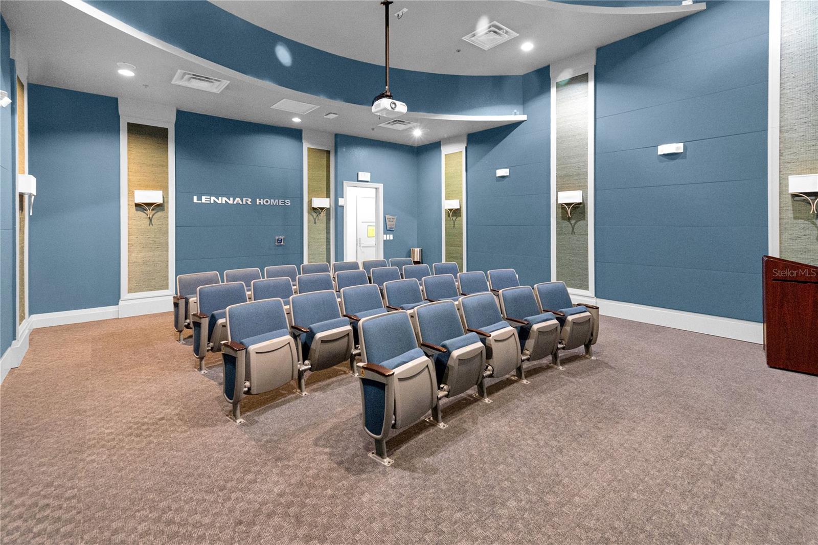 The Oasis Club movie theater - 1301 GLENEAGLES LN, DAVENPORT