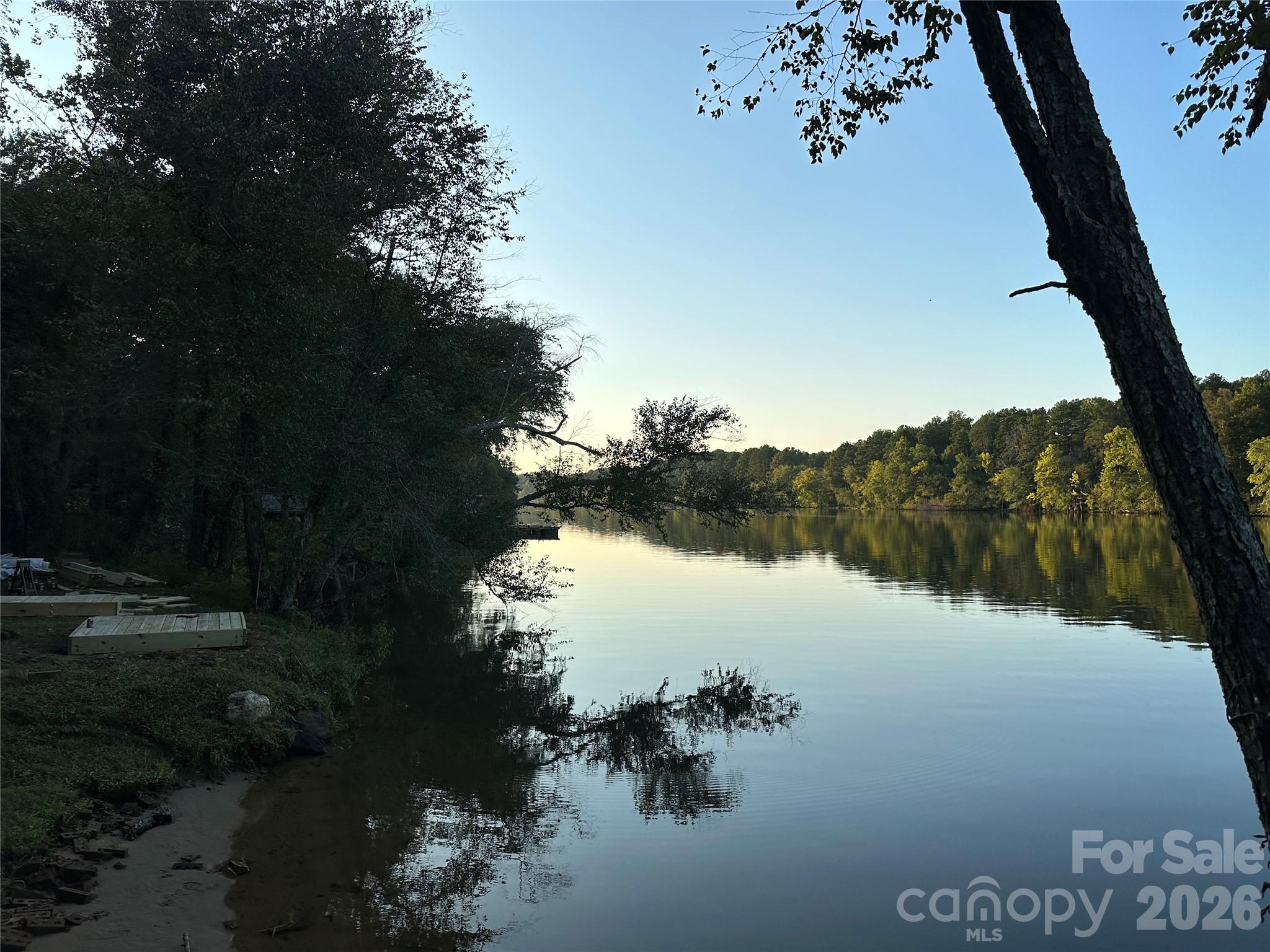 View toward the west from beach area - 1800 Hilferty Road, Hickory