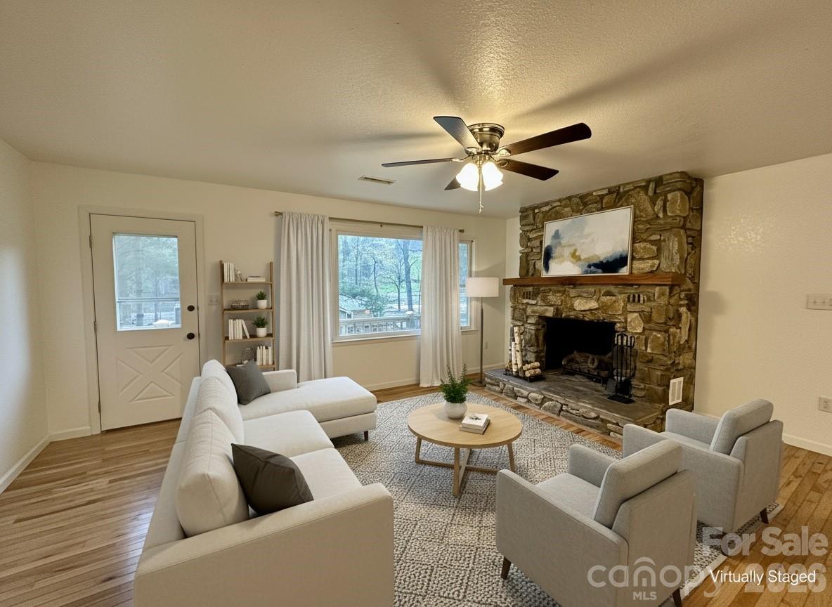 Digital Staging - to show furniture arrangement options - 5381 State HWY 197 S Highway, Burnsville
