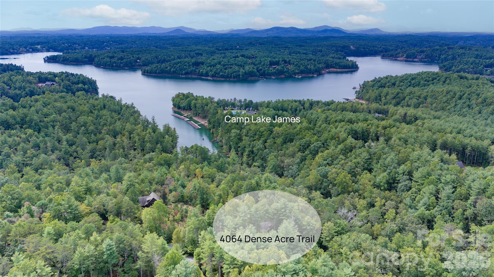 Look how close you are to The Camp - 4064 Dense Acre Trail, Nebo