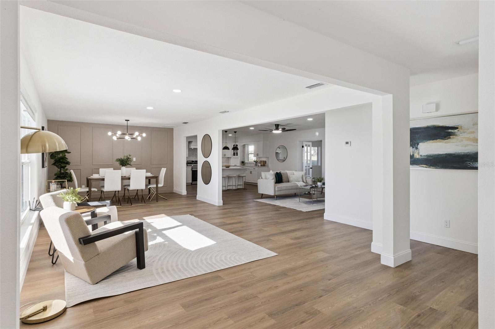 Living and Dining Room combo - 1106 LAKE ARIANA BLVD, AUBURNDALE