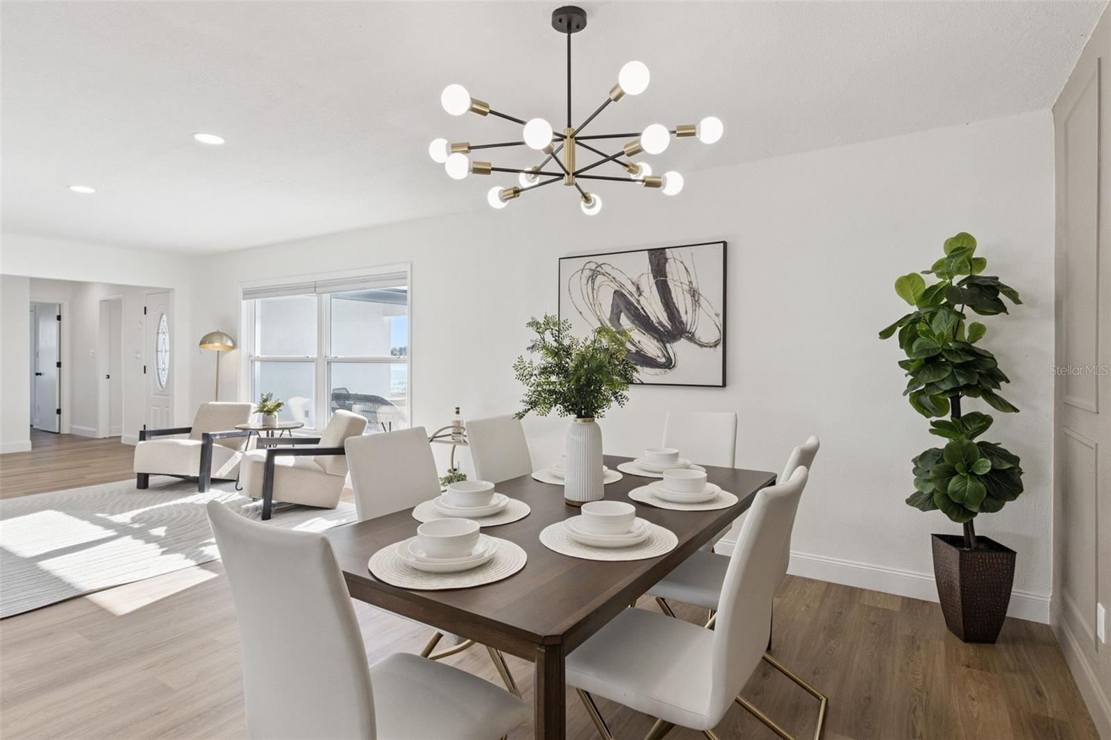 Living and Dining Room combo - 1106 LAKE ARIANA BLVD, AUBURNDALE
