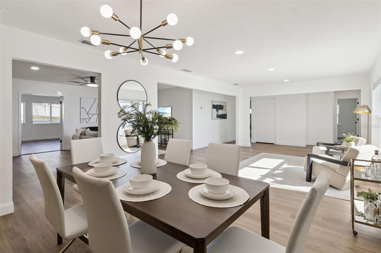 Living and Dining Room combo - 1106 LAKE ARIANA BLVD, AUBURNDALE