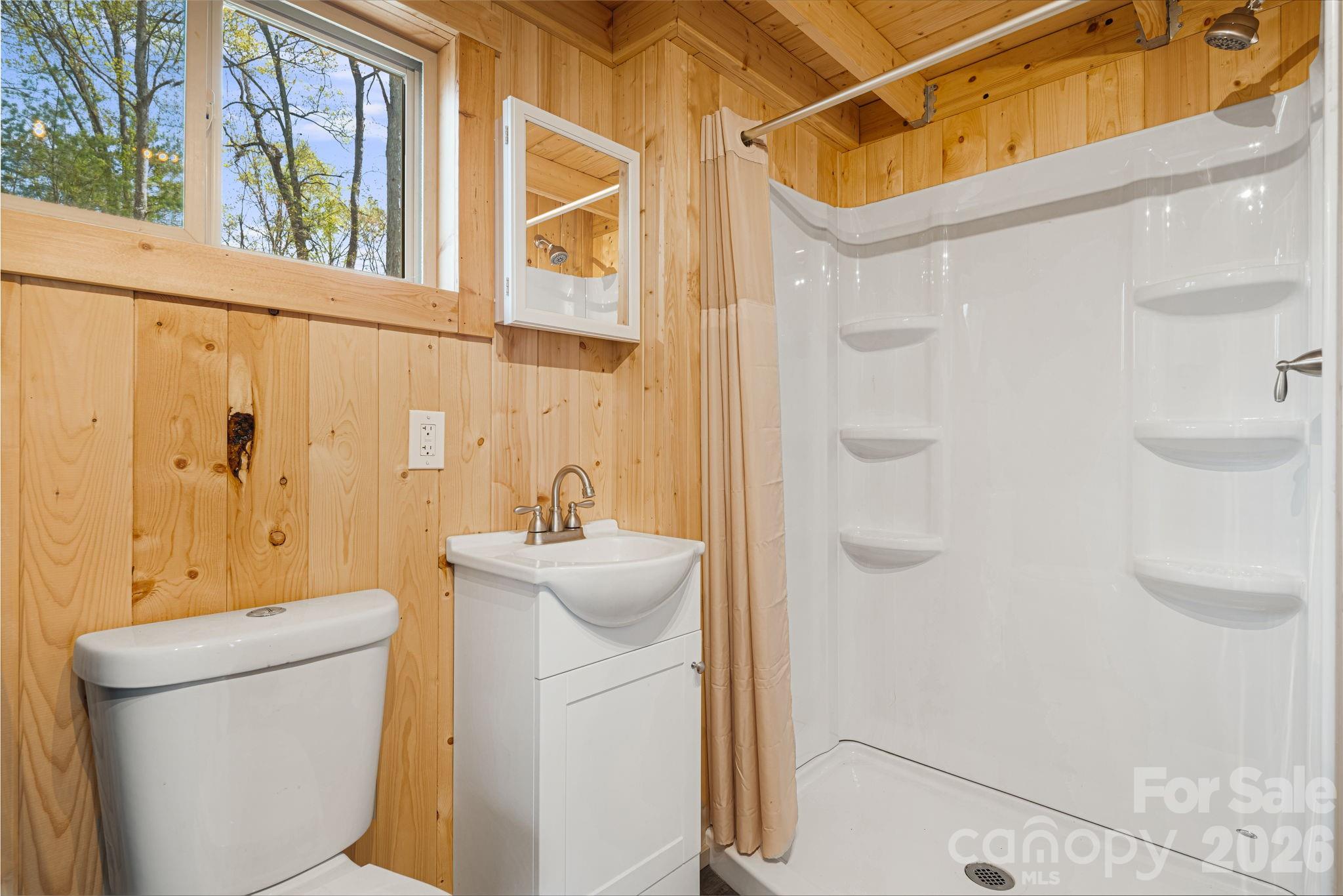Walk In Shower in En-Suite Bathroom - 120 Wilderness Drive, Weaverville