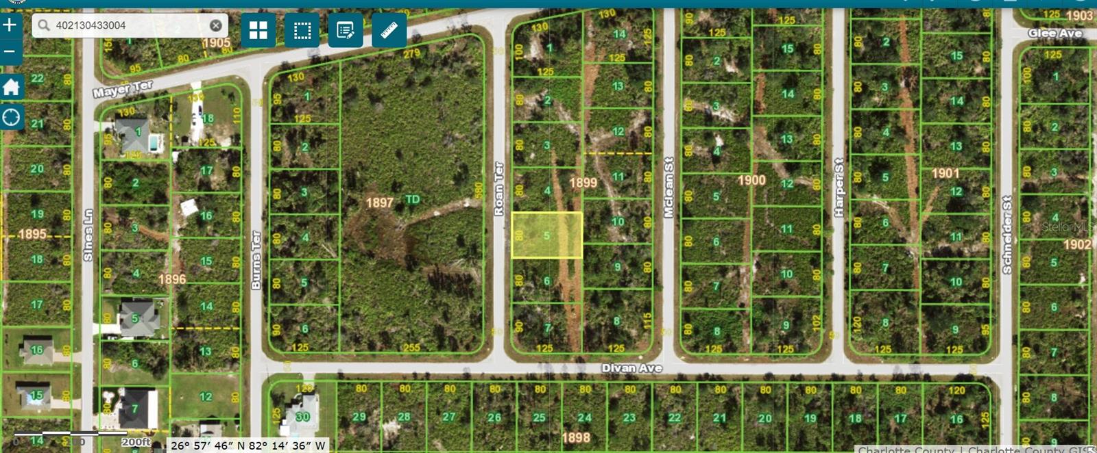 Land at 4390 ROAN TER, PORT CHARLOTTE, photo 2 of 2