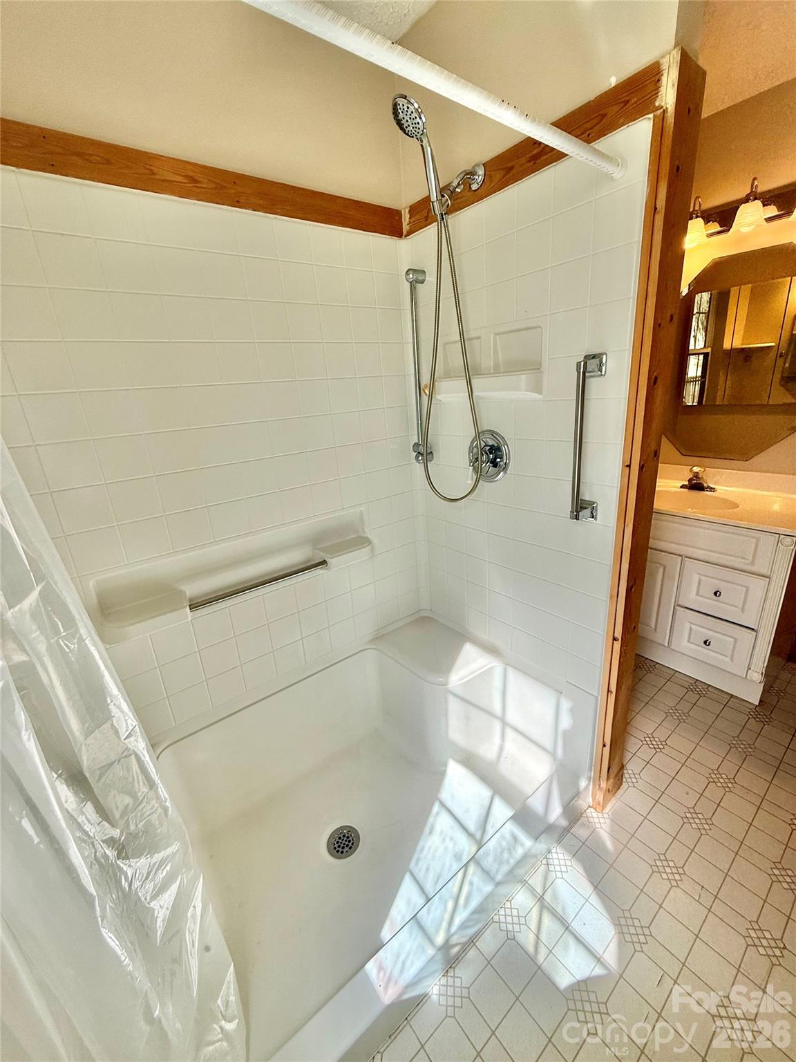 Walk in Shower - 215 Pinellas Lane, Waynesville