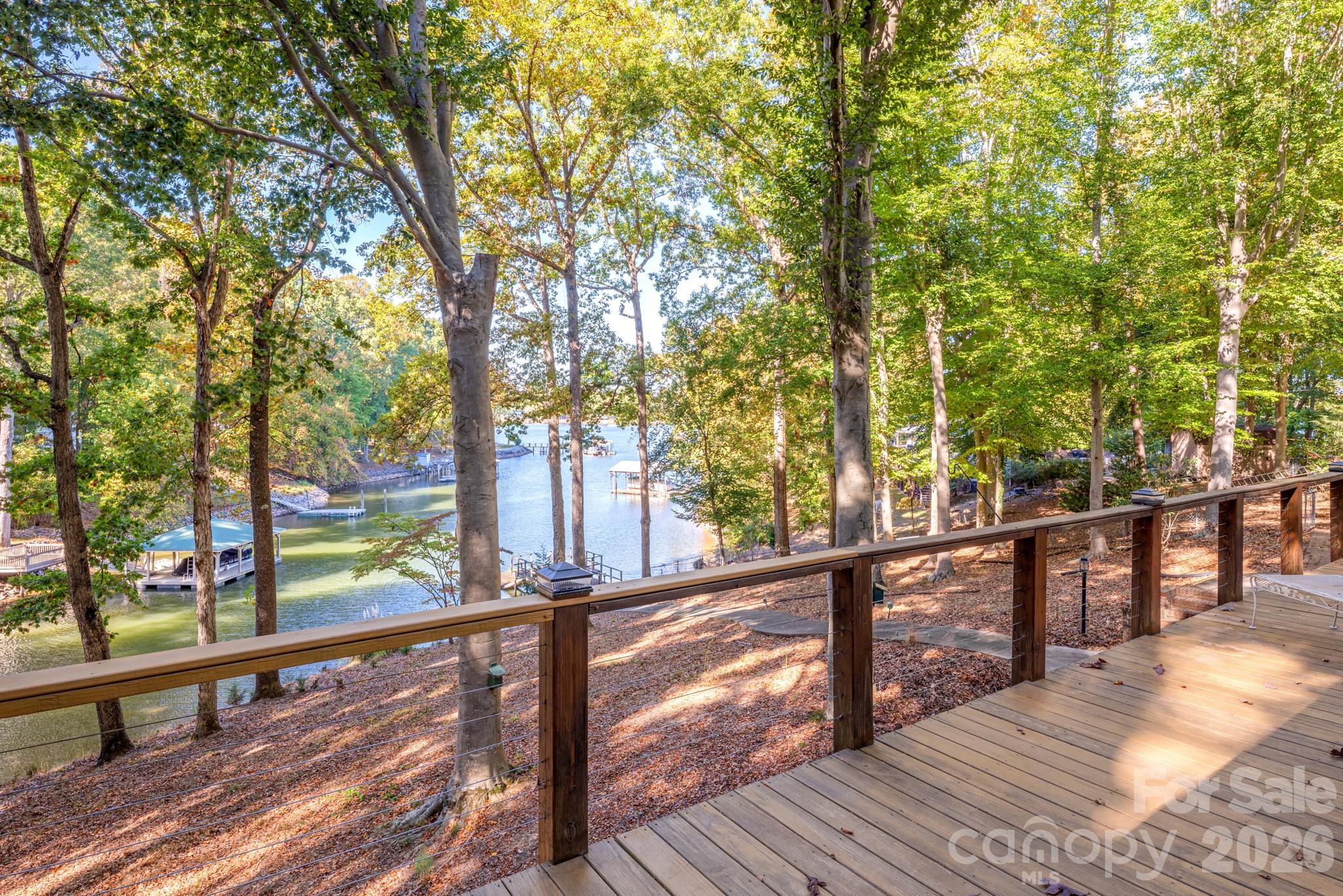 Views of lake from deck - 151 Bridlewood Drive, Mooresville