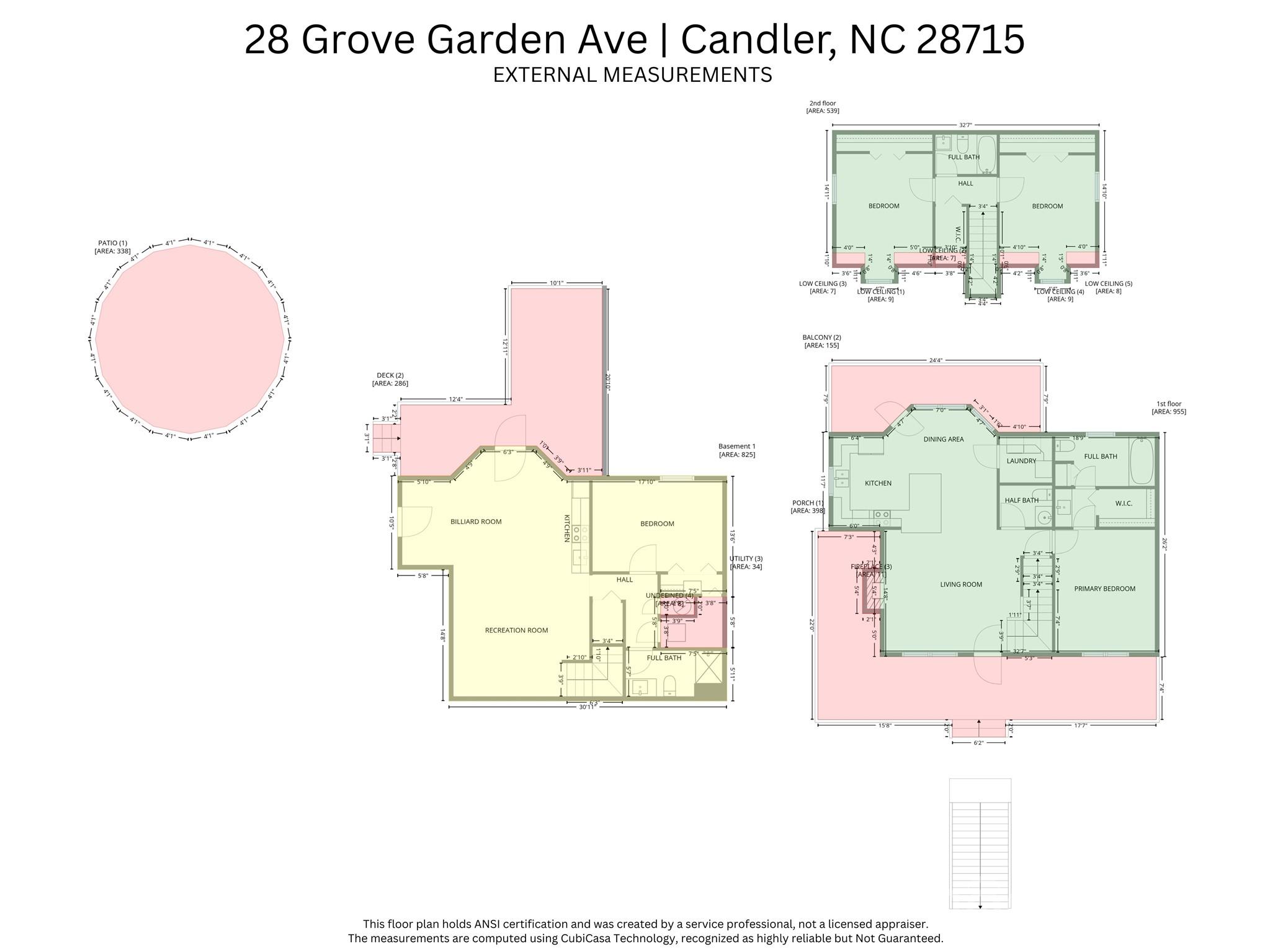 floor plan - 28 Grove Garden Avenue, Candler