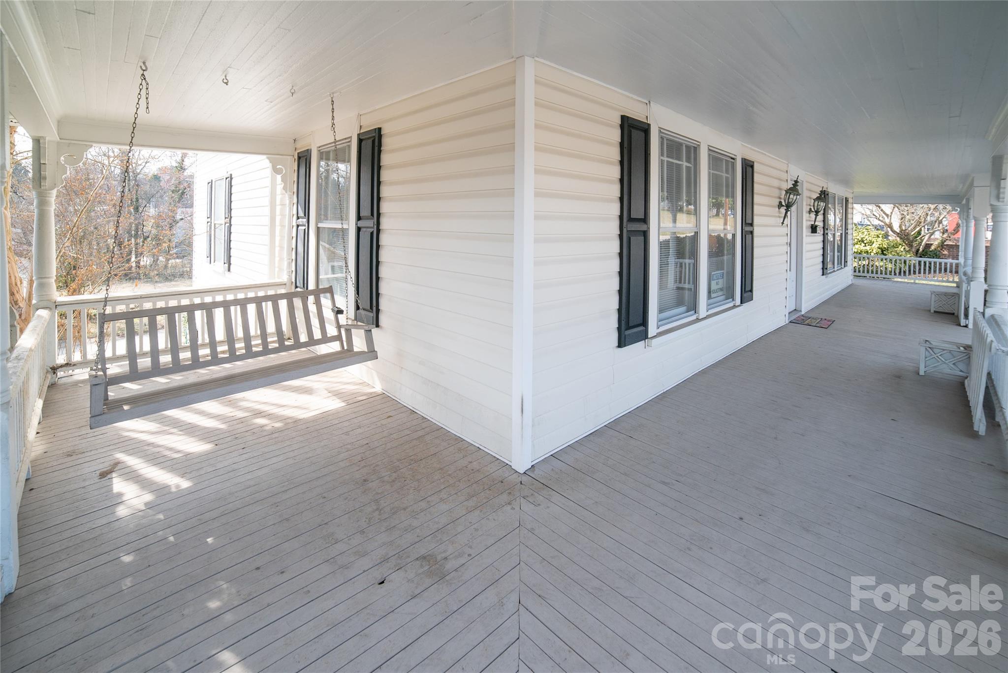 Wrap around porch with swing - 508 Mulberry Street SW, Lenoir