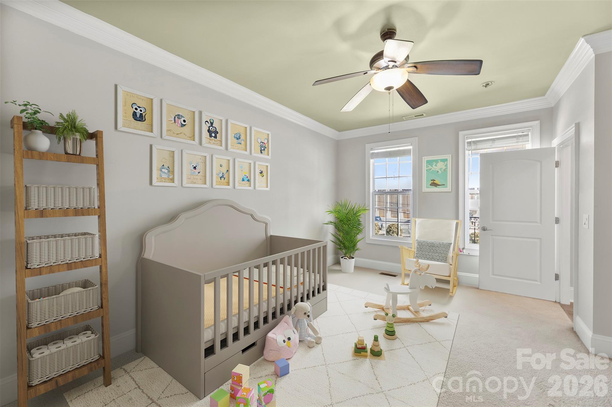 virtually stage bedroom 3 - 102 Savannahs Way, Kings Mountain