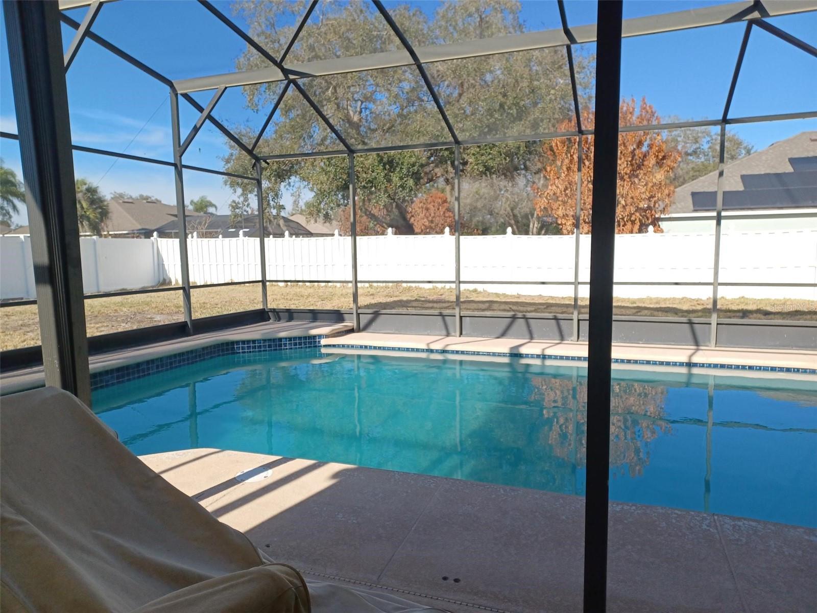 Back yard side view area - 3513 BEAU CHENE DR, KISSIMMEE