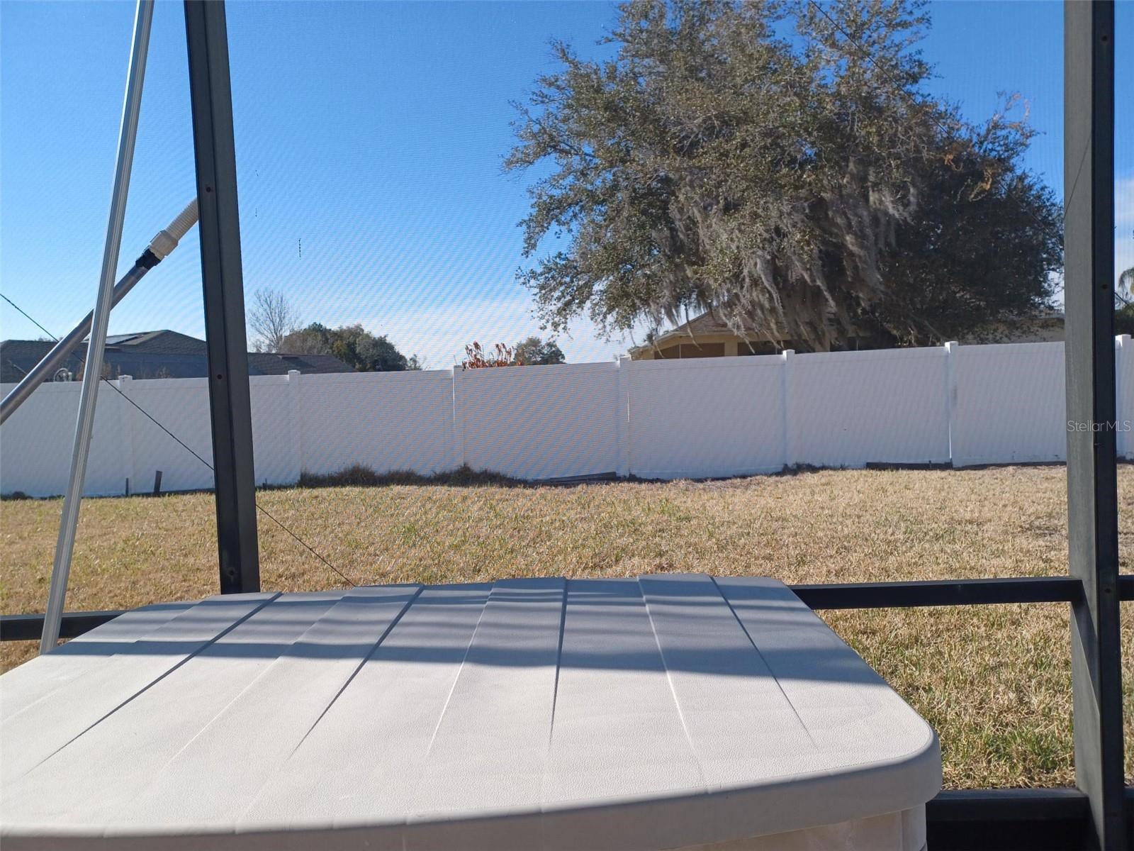 Back yard area - 3513 BEAU CHENE DR, KISSIMMEE