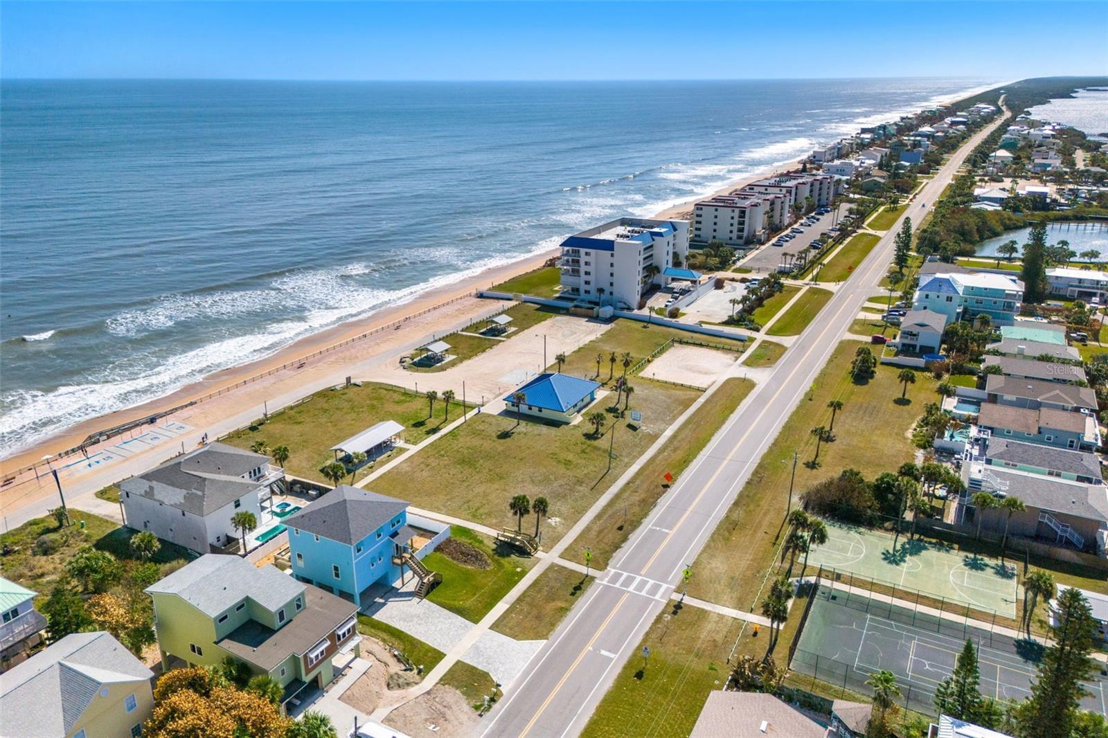 Located next to public park, Bethune Beach Park, future owners can enjoy that there is no direct neighbor to the south - 6635 TURTLEMOUND RD, NEW SMYRNA BEACH