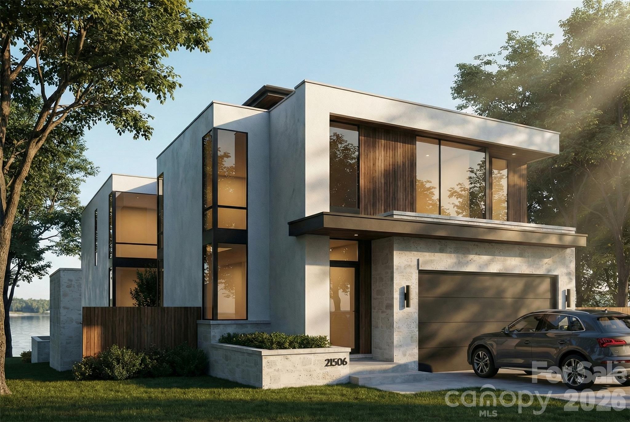 Rendering of the Custom Built home by Cape Custom Homes- at 21056 Rio Oro Dr, Cornelius-Lake Norman. Completion date scheduled for December 2026. - 21506 Rio Oro Drive, Cornelius