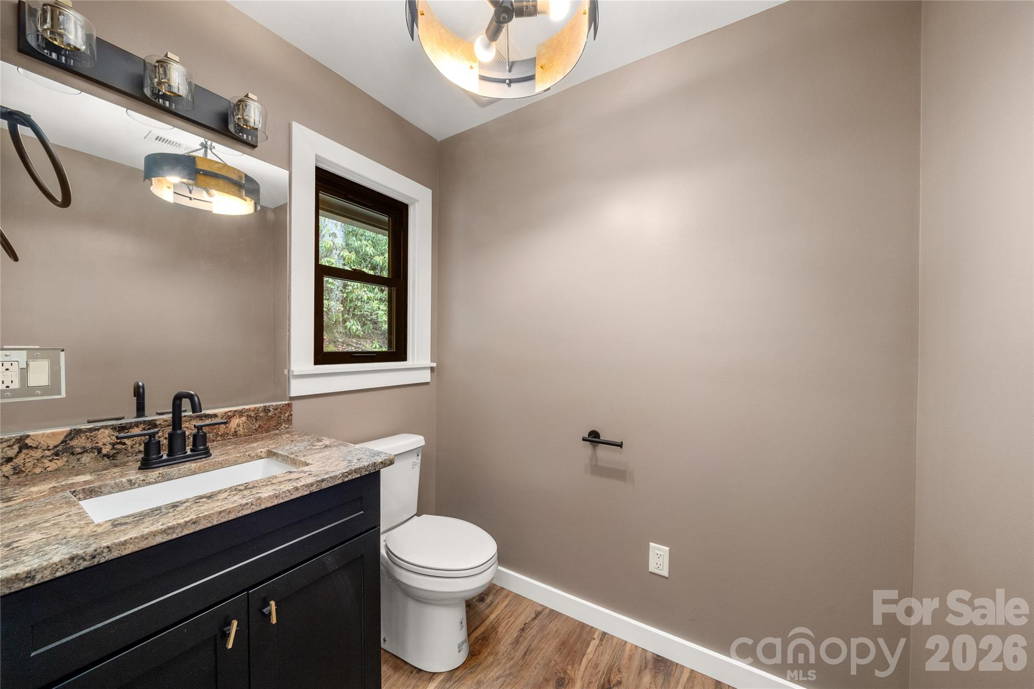 Main Level Half Bath - 453 Friendly Acres Drive, Waynesville