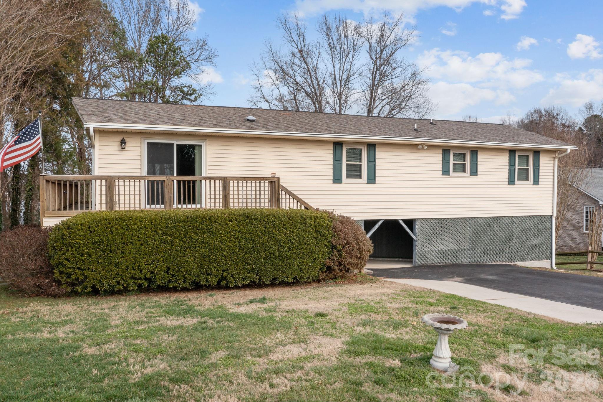 View of front of the home - 4278 Harbor Lane, Sherrills Ford