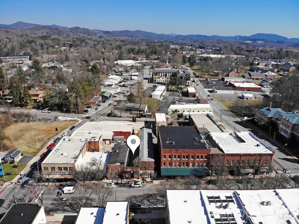 Aerial View of location on West Main Street - 46 W Main Street, Brevard