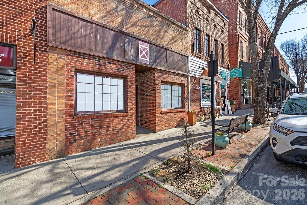 Storefront on West Main Street - Front of building still there. - 46 W Main Street, Brevard