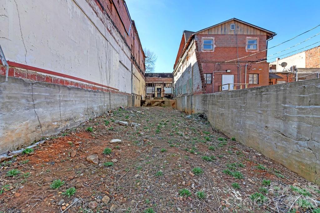 Back view of where your build site would be. - 46 W Main Street, Brevard