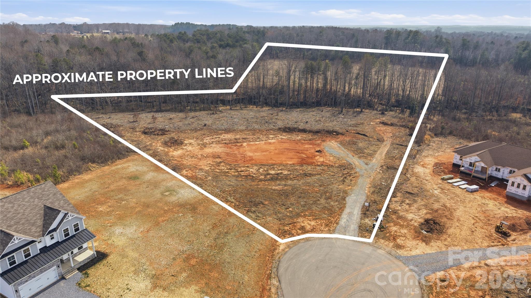 Full parcel aerial showing total 11.63 acres. - 00 MCCURRY FARM Lane, Lincolnton