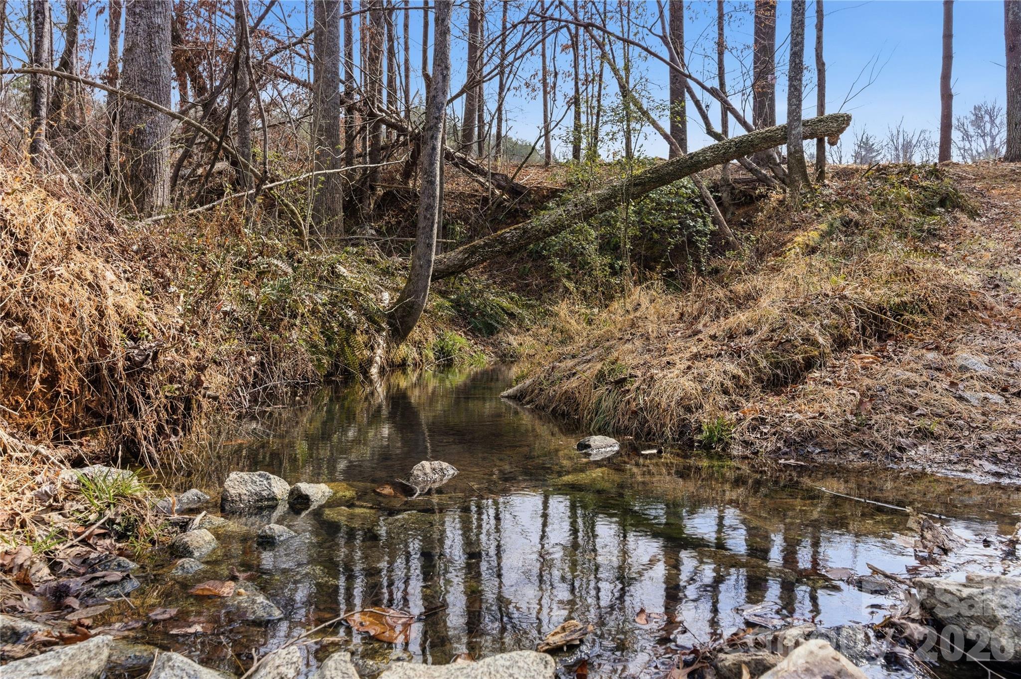 Natural creek running through the center of the property. - 00 MCCURRY FARM Lane, Lincolnton