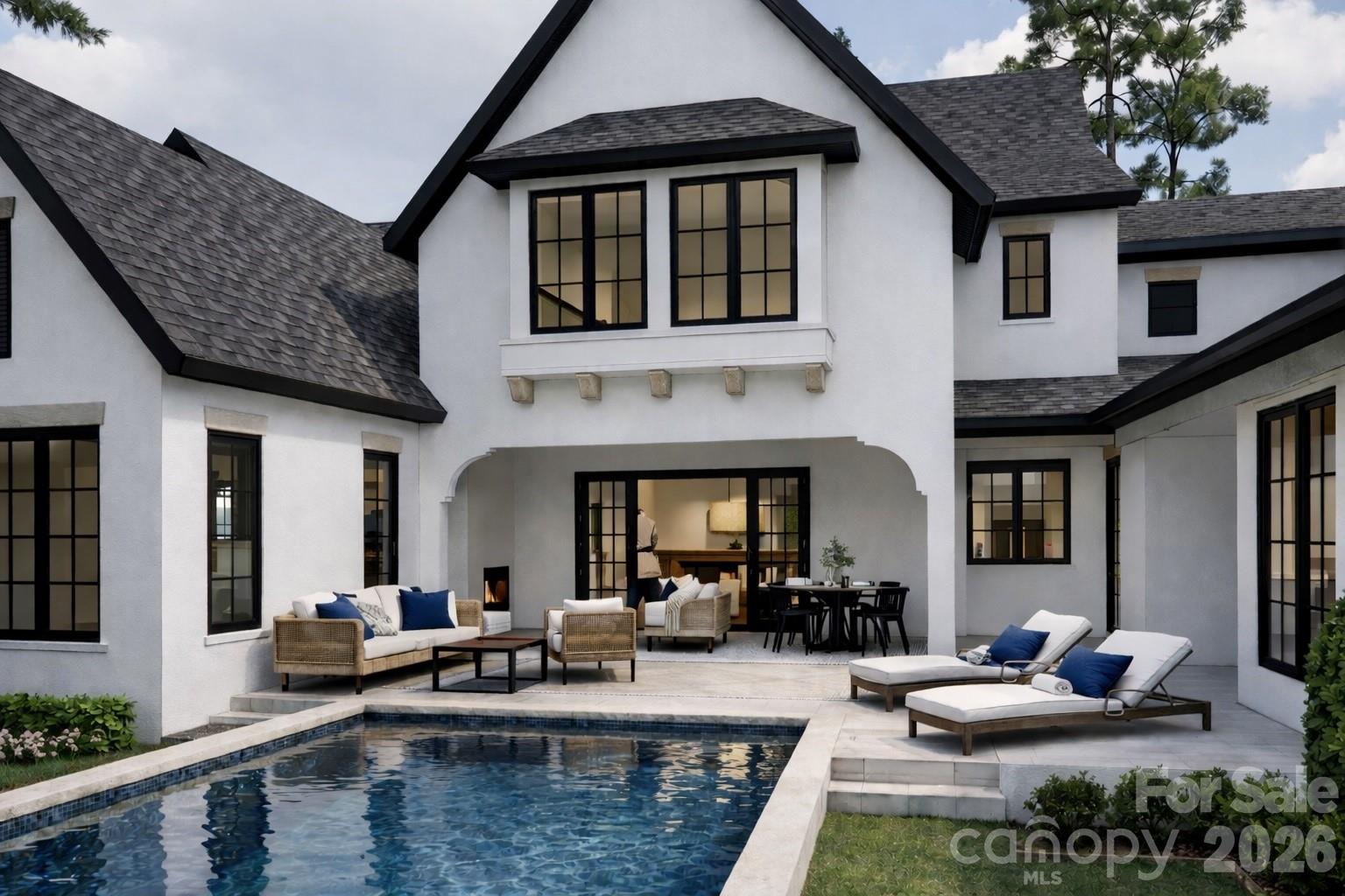 Optional pool may be added in back yard - 1168 Fern Hill Road, Mooresville