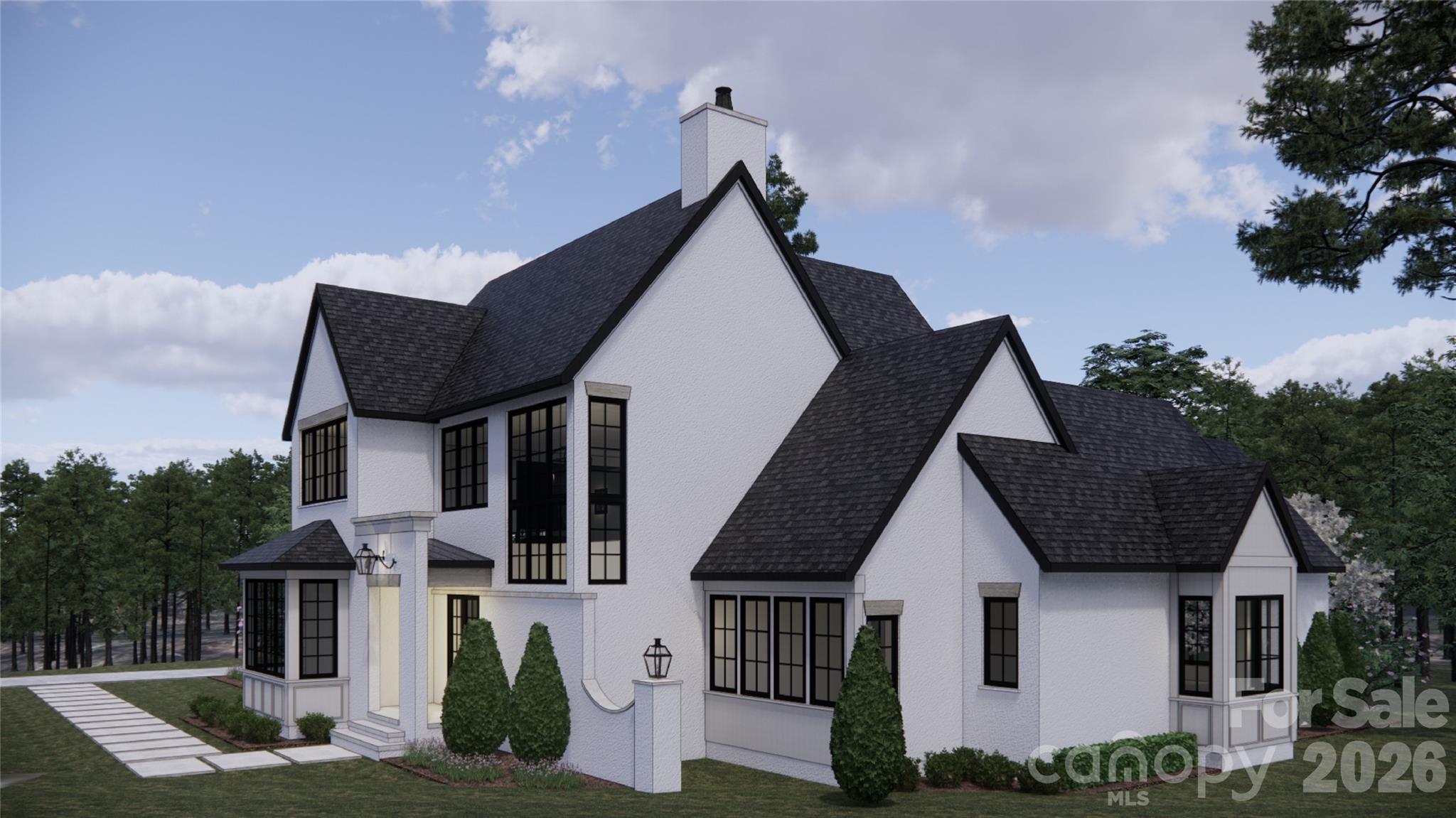 Side Rendering for To Be Built home - 1168 Fern Hill Road, Mooresville