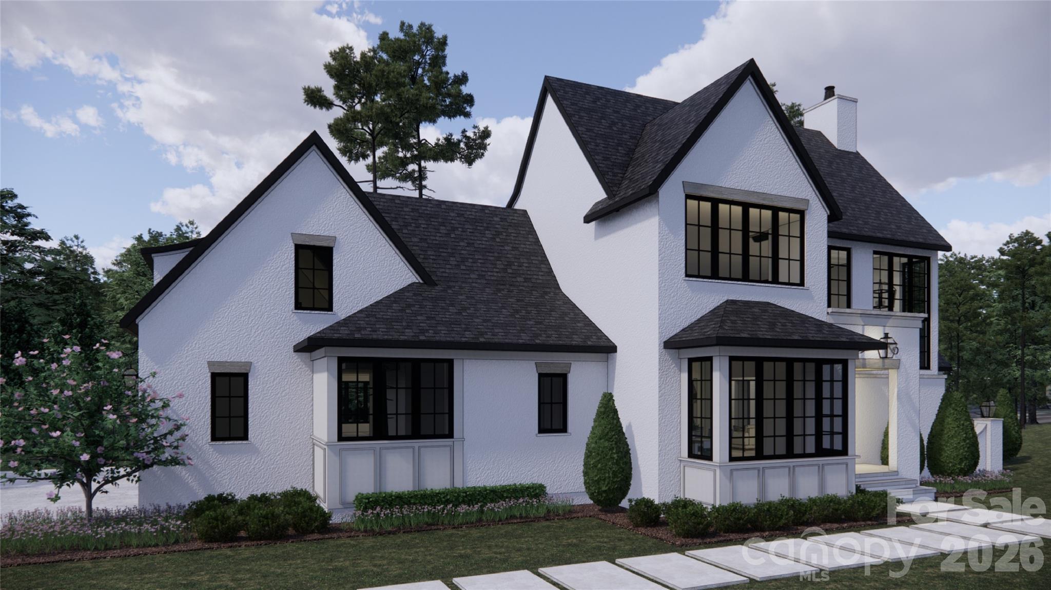 Side front Rendering of To Be Built home - 1168 Fern Hill Road, Mooresville
