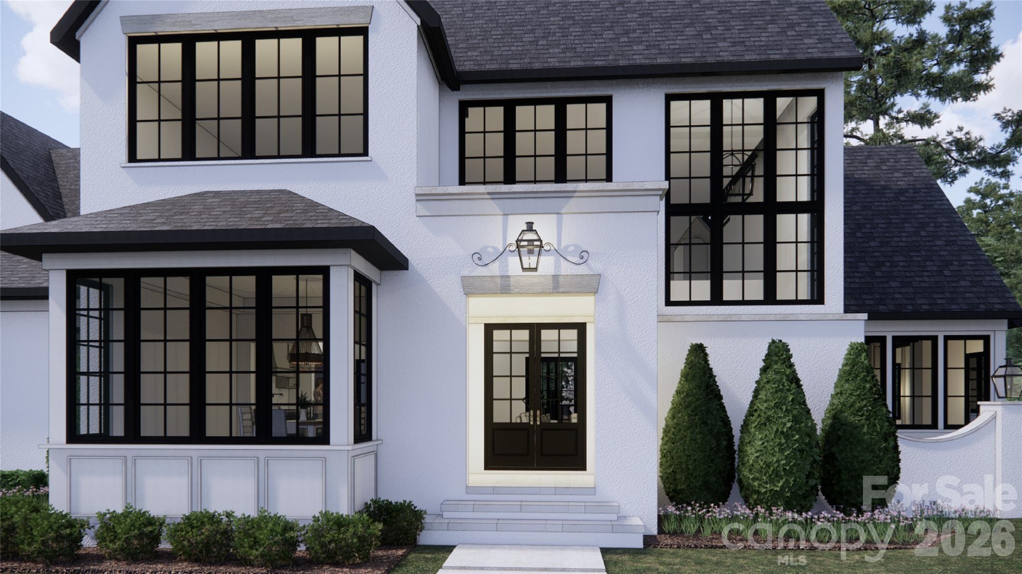 Front Entrance Rendering of To Be Built home - 1168 Fern Hill Road, Mooresville