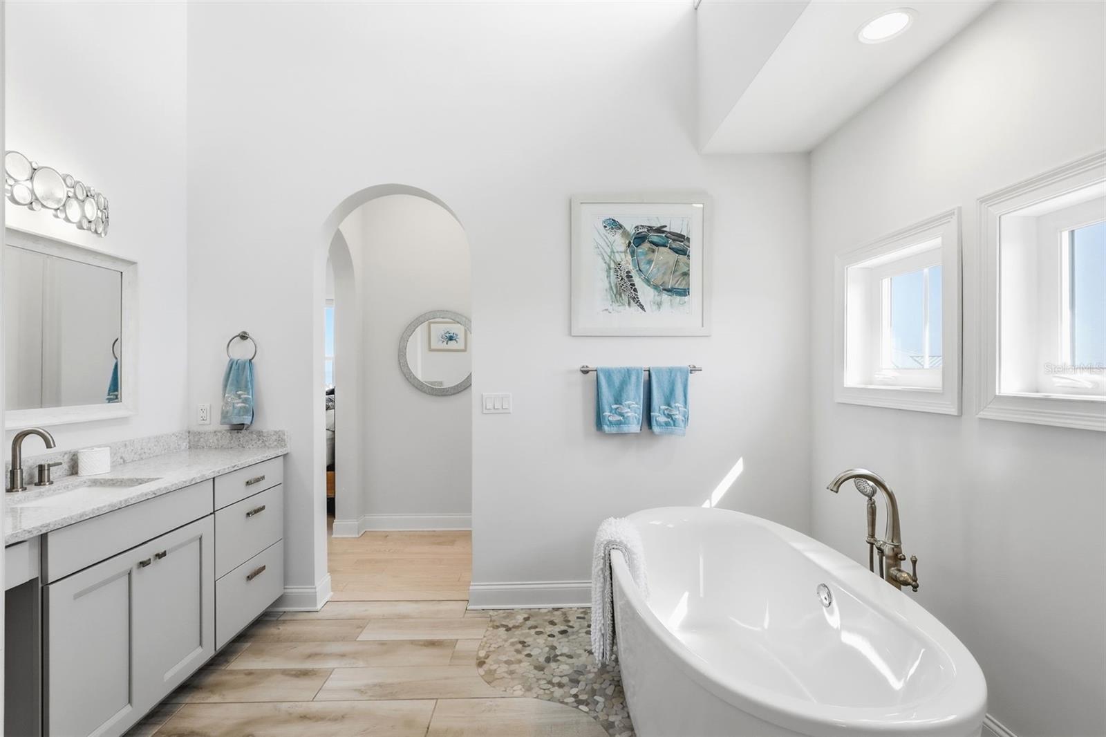 Primary Bath - 2142 VILLA WAY, NEW SMYRNA BEACH