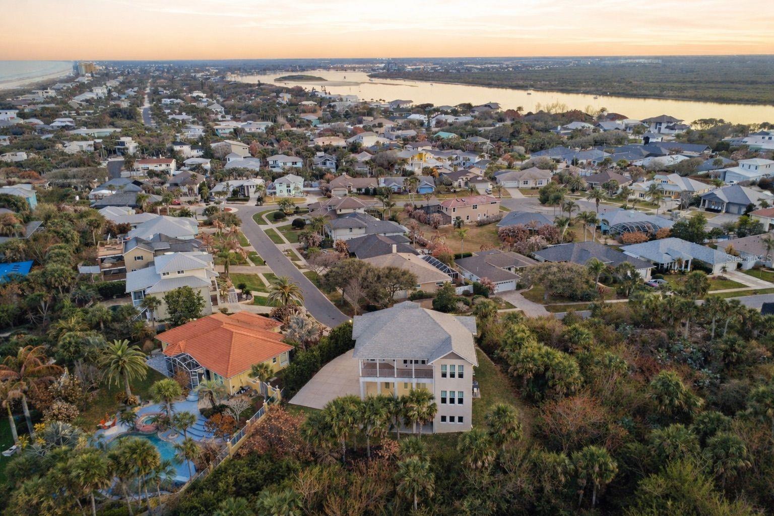Aerial 3 - 2142 VILLA WAY, NEW SMYRNA BEACH
