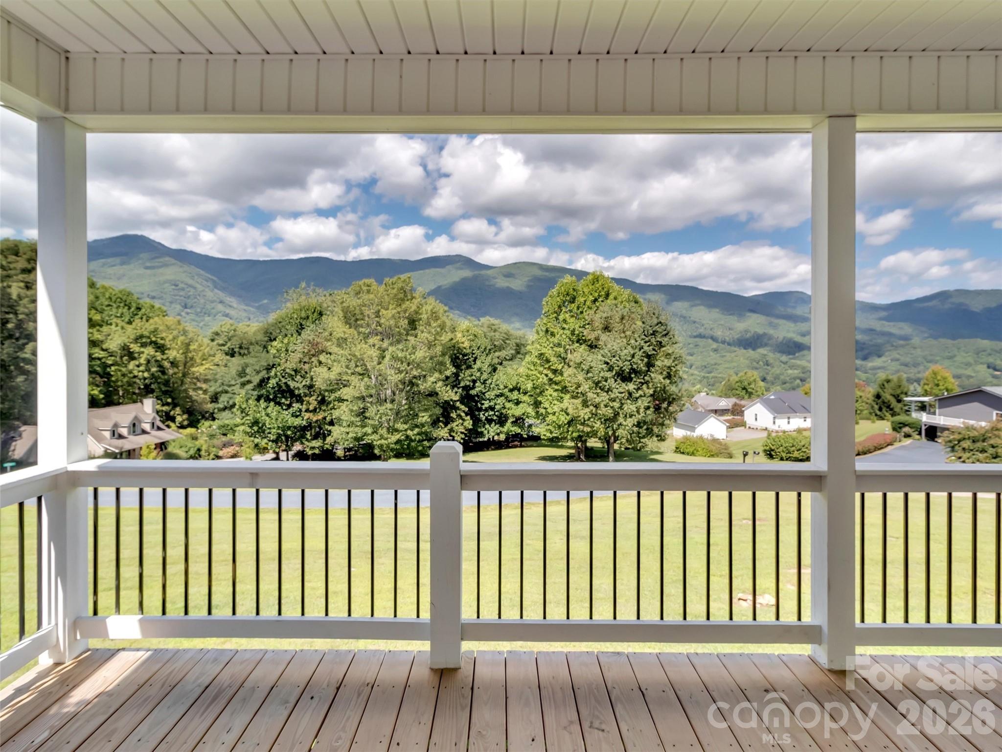 summer deck photo - 605 Red Bank Road, Waynesville