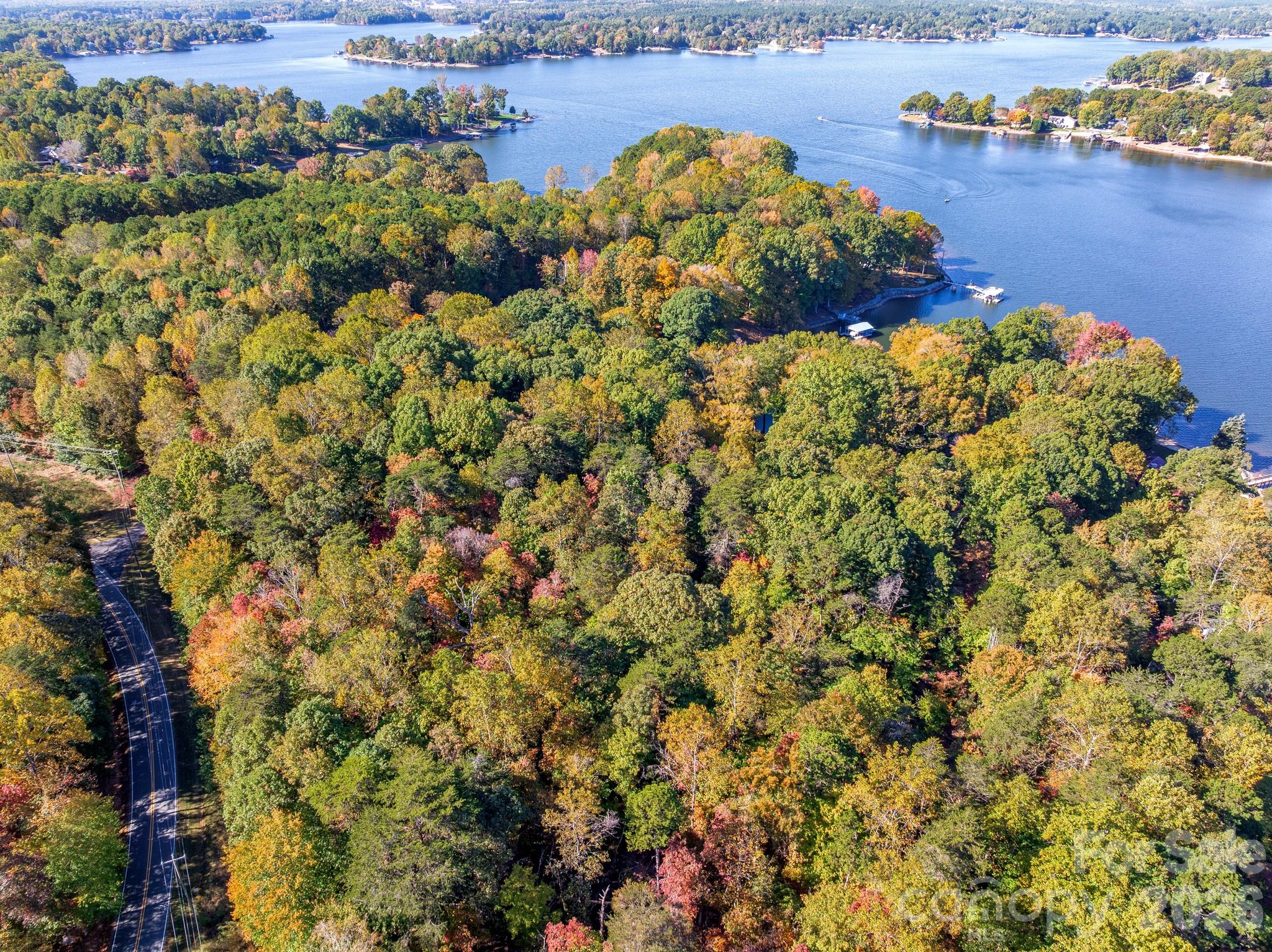 Aerial above the corner of Fern Hill and Bridlewood looking towards the west - 1168 Fern Hill Road, Mooresville