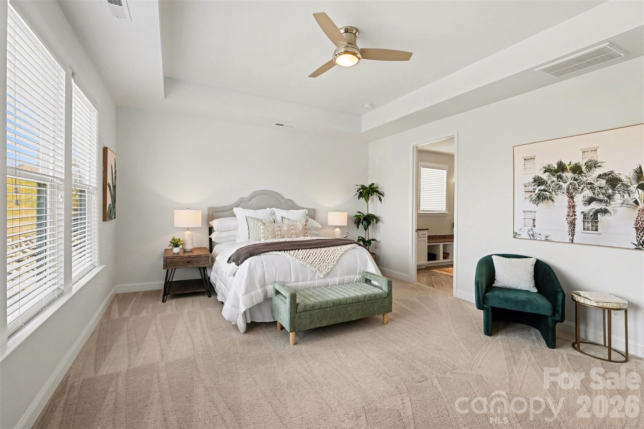 Primary Bed with View - 9528 Horsebit Lane, Concord