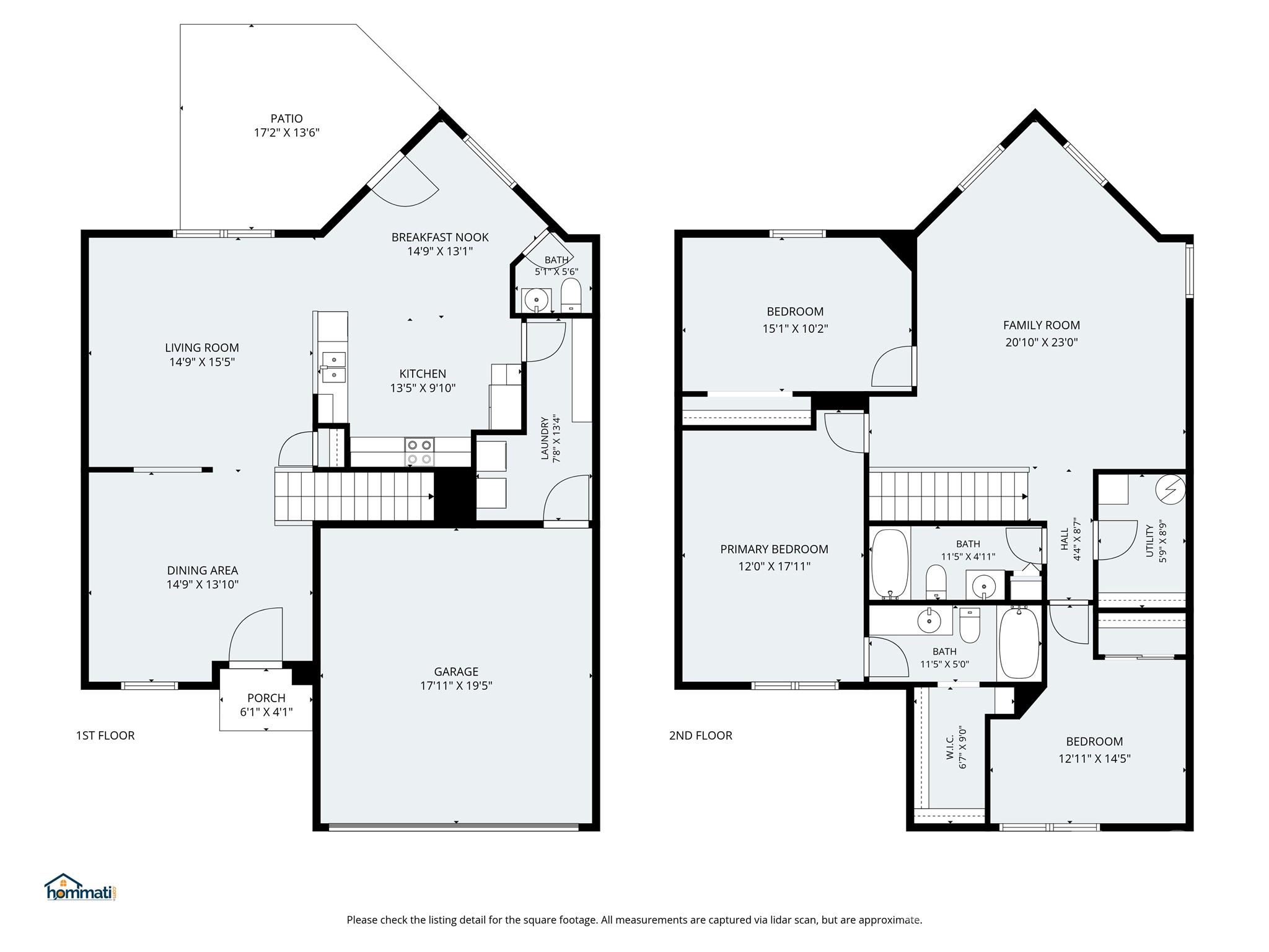 Floor plan drawing of home - 4208 Shasta Circle, Clover