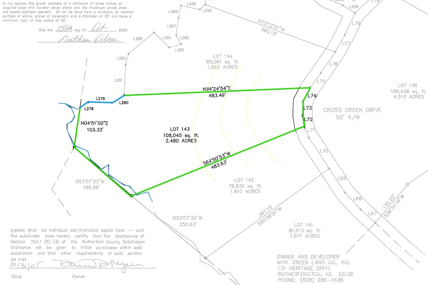 Lot at 0 Cross Creek Drive, Rutherfordton, photo 5 of 5