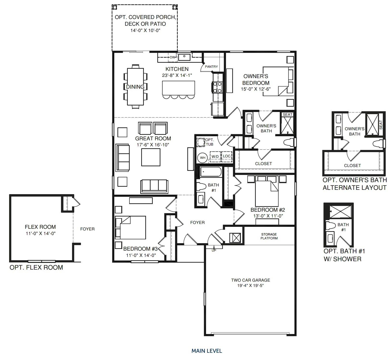 Eden Cay Floor plan - 3298 Eller Drive Extension, Hickory