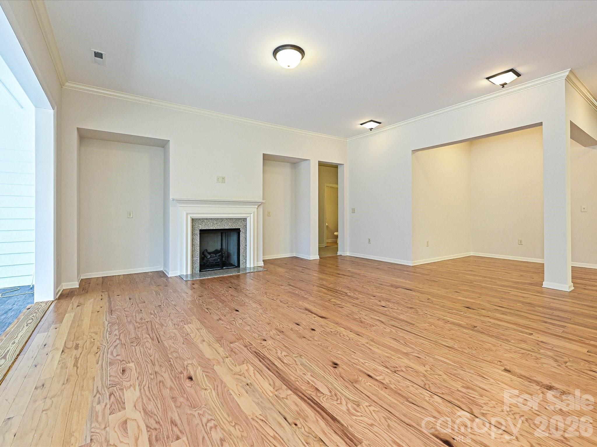 Greatroom w gas fireplace - 2004 Rockbrook Lane, Belmont