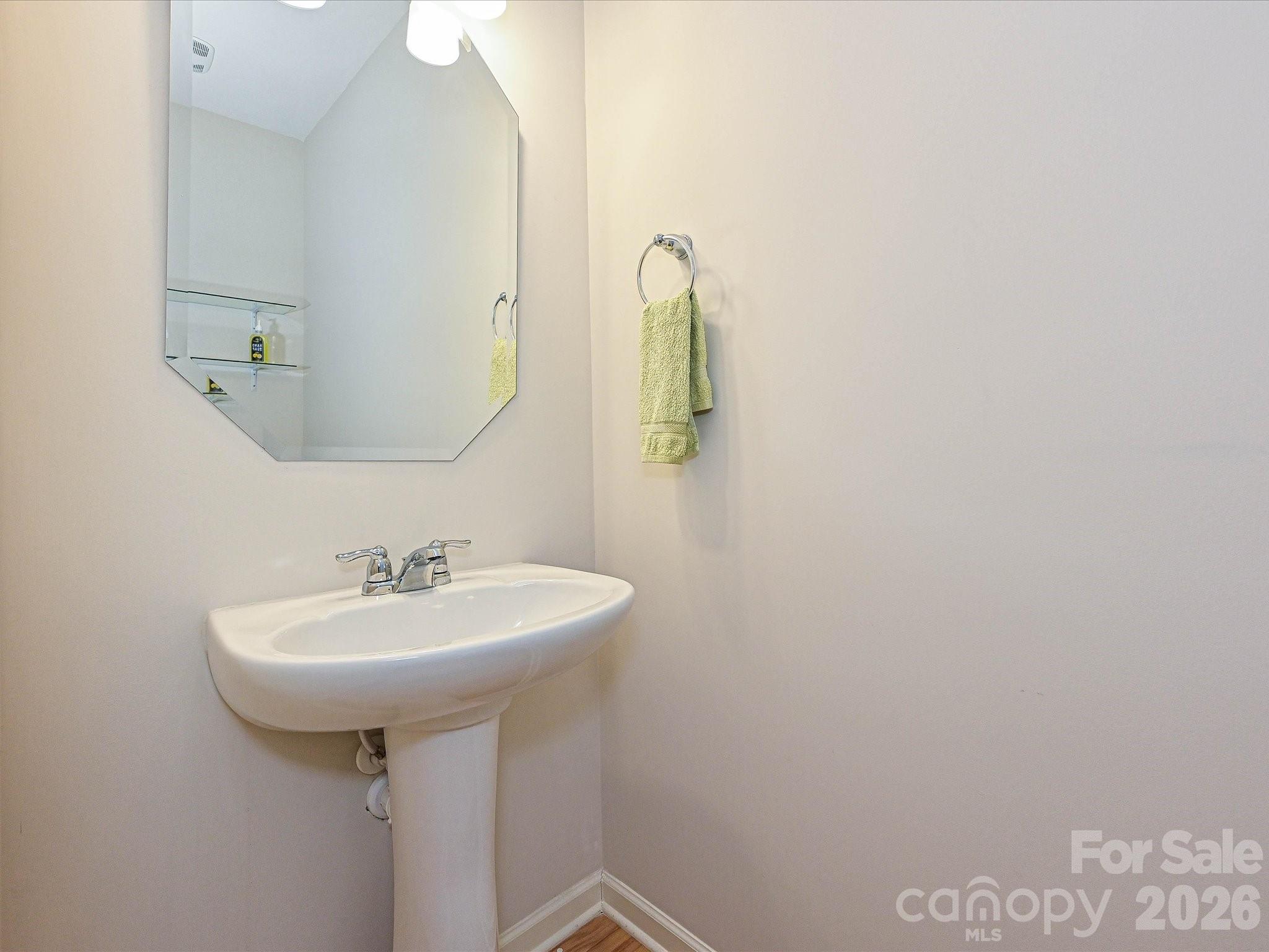 Powder Room - 2004 Rockbrook Lane, Belmont