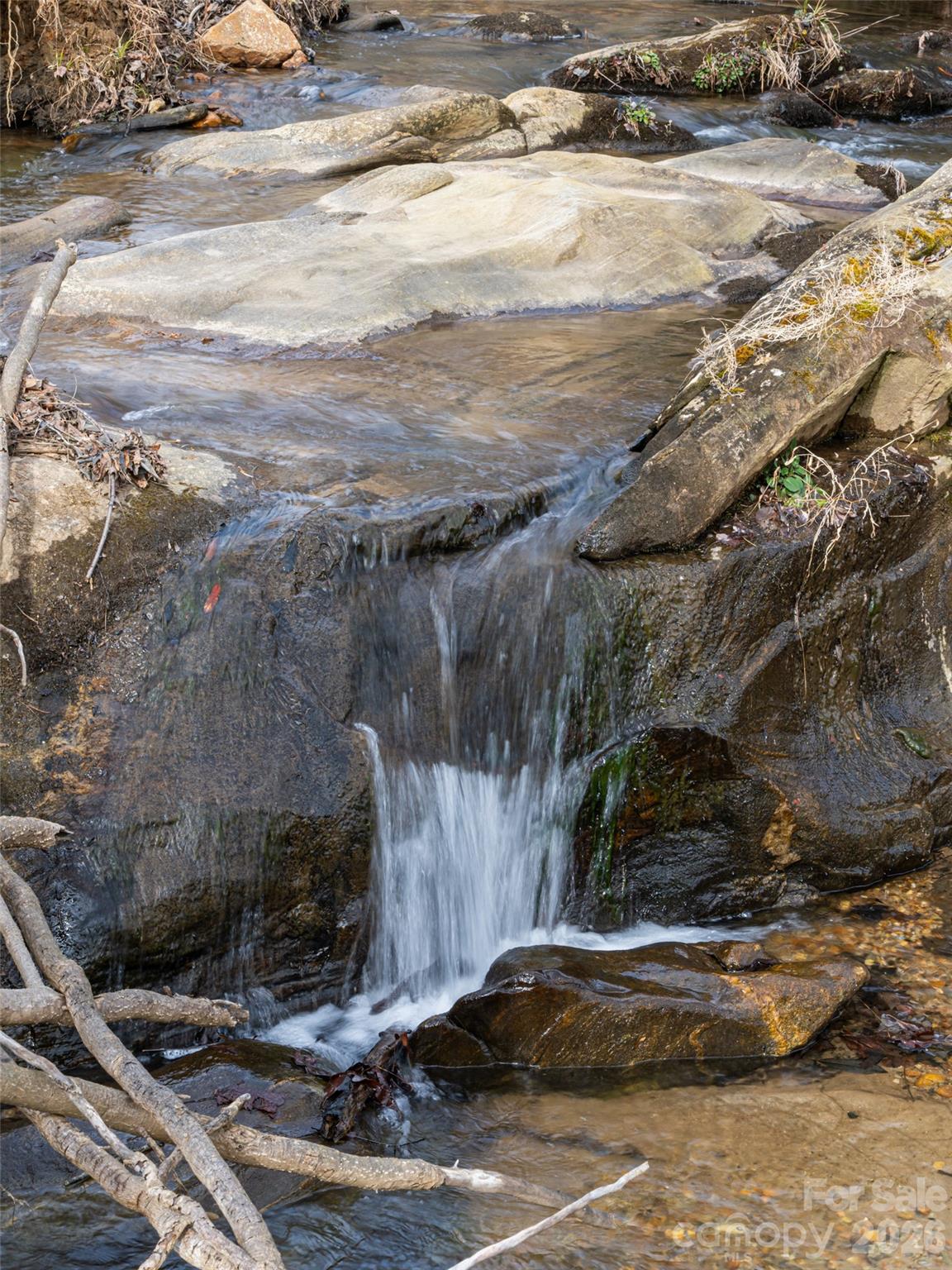 Waterfall on the property - 508 Avery Creek Road, Arden
